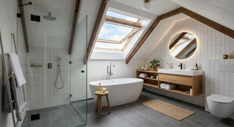 Attic Bathroom Remodeling in Whitefield, ME