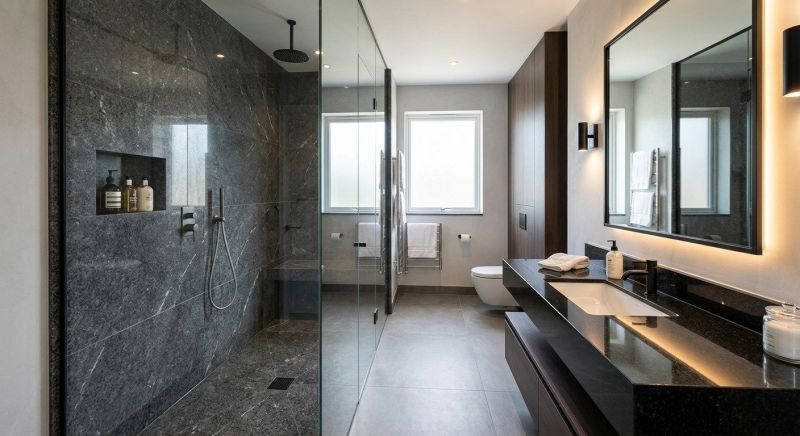 Granite Shower Installation in Whitefield, ME
